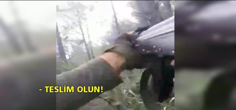 Çatışma anları yanlışlıkla kameraya alındı