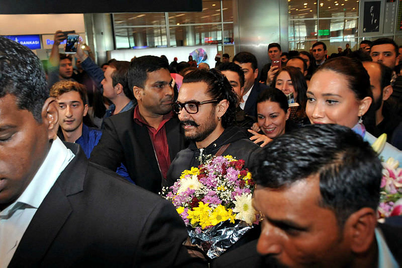 Aamir Khan İstanbul'a geldi