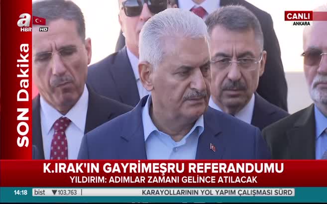 Başbakan Yıldırım'dan Melih Gökçek açıklaması