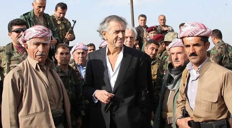 MOSSAD ajanı Bernard Henry Levy'nin skandal görüntüleri
