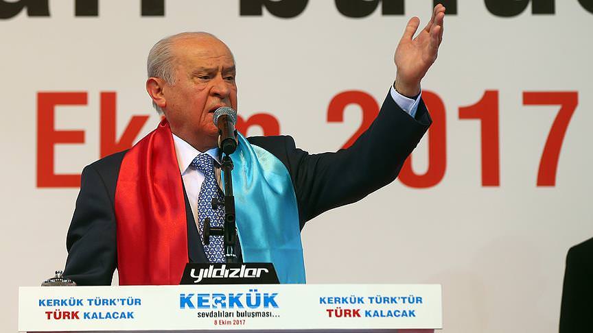 MHP lideri Devlet Bahçeli Kerkük sevdalıları programında konuştu