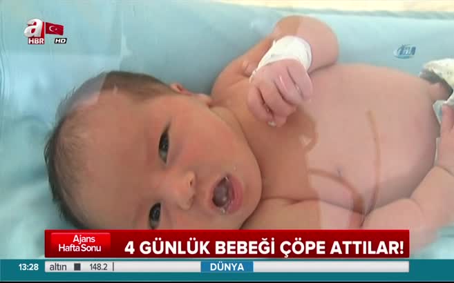 İstanbul'da vahşet! 4 günlük bebeği ağzını bantlayıp çöpe attılar