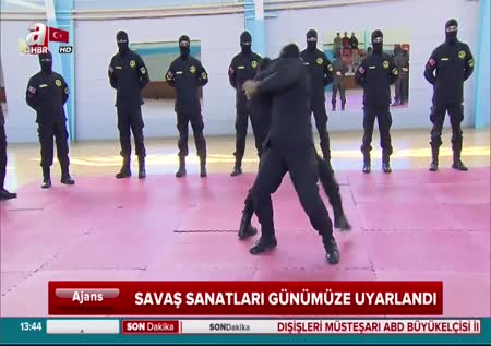 Güvenlik güçlerimiz “Oğuz güreşi” öğreniyor