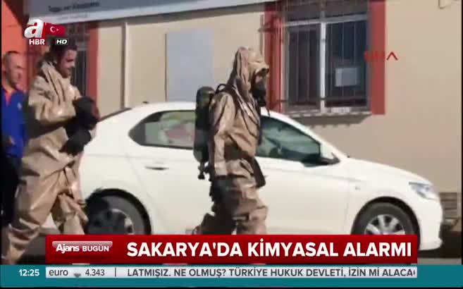 Sakarya'da kimyasal alarm!