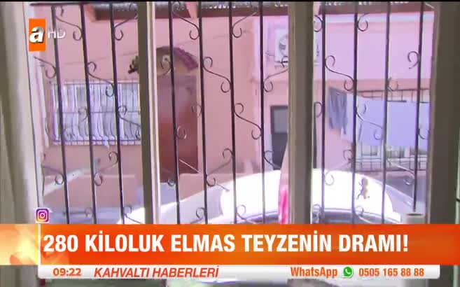 280 kiloluk Elmas teyzenin dramı!