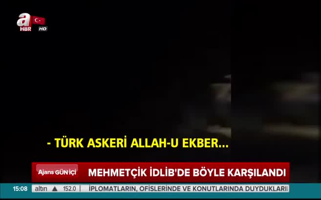 Mehmetçik İdlib'de coşkuyla karşılandı