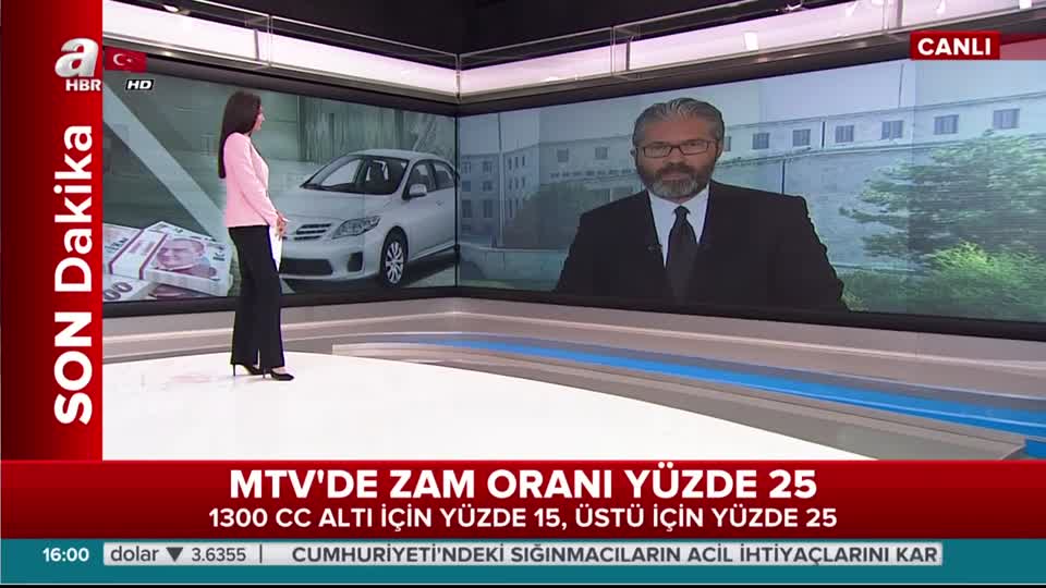 MTV zam oranı belirlendi