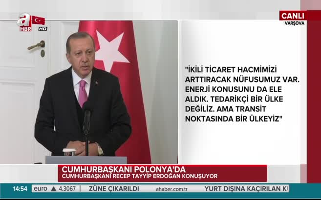 Cumhurbaşkanı Erdoğan'dan AB'ye: Almayacaksanız söyleyin