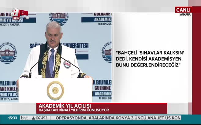 Başbakan'dan TEOG açıklaması