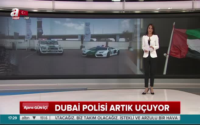 Dubai polisi artık uçuyor
