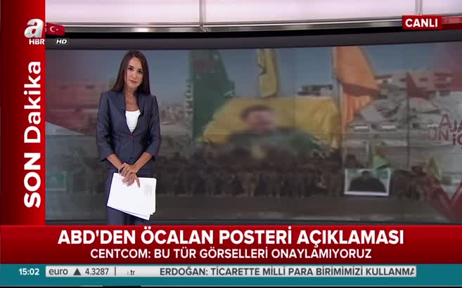 ABD'den Rakka'daki Öcalan posteriyle ilgili açıklama