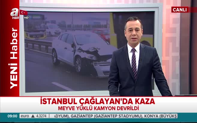 İstanbul'da trafiği kilitleyen kaza
