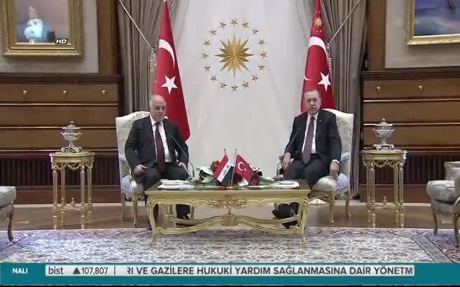Cumhurbaşkanı Erdoğan ve Irak Başbakanı İbadi'den ortak mücadele vurgusu
