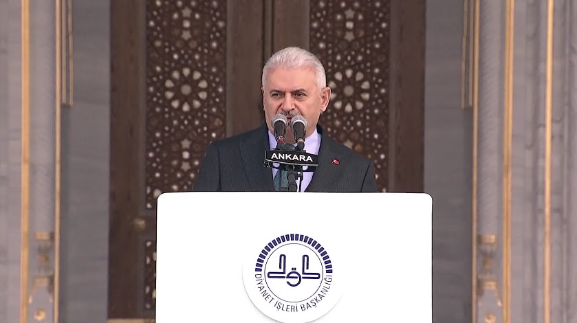 Başbakan Binali Yıldırım, Melike Hatun Camii'nin açılışında konuştu