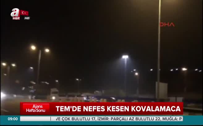 TEM'de ters şeritte ilerleyen 'TIR' dehşeti!