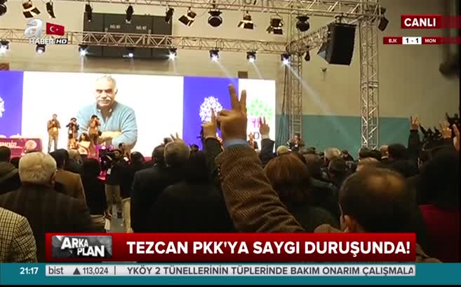 Bülent Tezcan PKK'ya saygı duruşunda