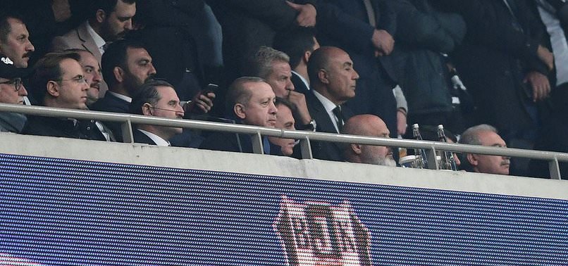 Cumhurbaşkanı Erdoğan, Cenk Tosun'un golüne böyle sevindi