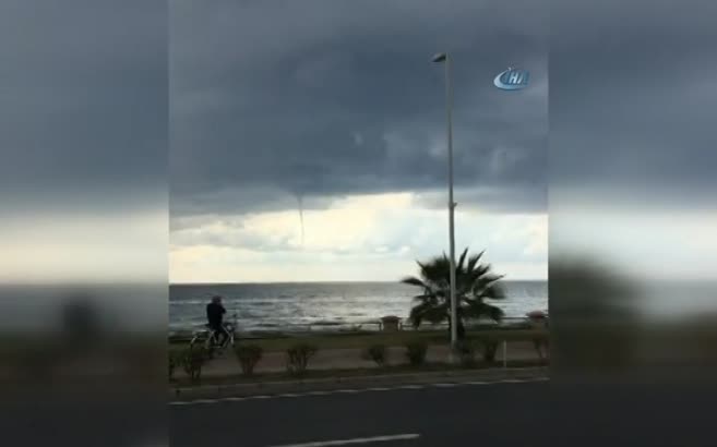 Alanya’da hortum çıktı