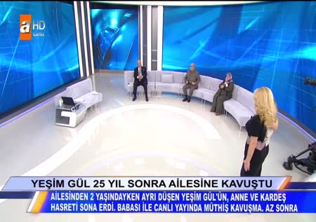 25 yıl sonra ailesine kavuştu