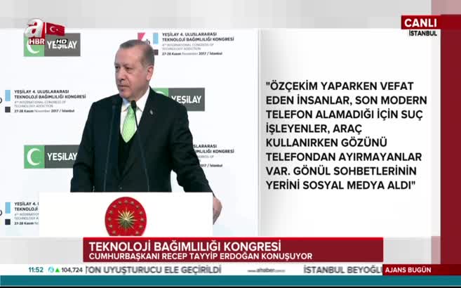 Cumhurbaşkanı Erdoğan'dan ailelere uyarı