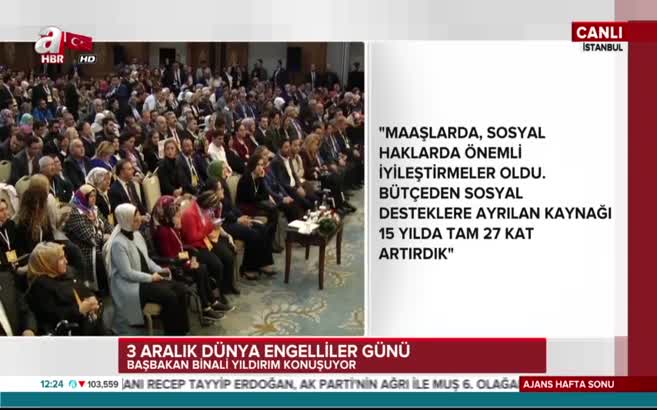 Başbakan Yıldırım'dan engelli vatandaşlara istihdam müjdesi