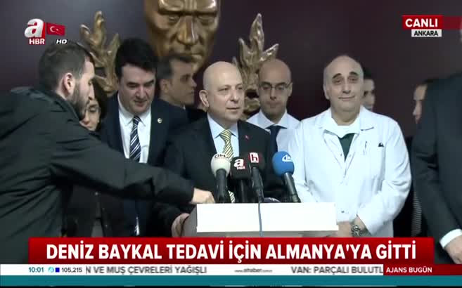 Tedavi için Almanya'ya giden Deniz Baykal'dan açıklama