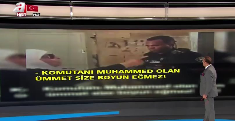 "Komutanı Hz.Muhammed (S.A.V) olan ümmet size boyun eğmez!"