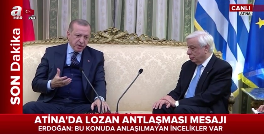 Erdoğan'dan, Yunan mevkidaşına Kıbrıs çıkışı