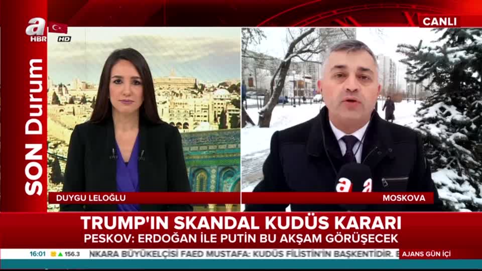 Cumhurbaşkanı Erdoğan ile Putin, Kudüs’ü görüşecek