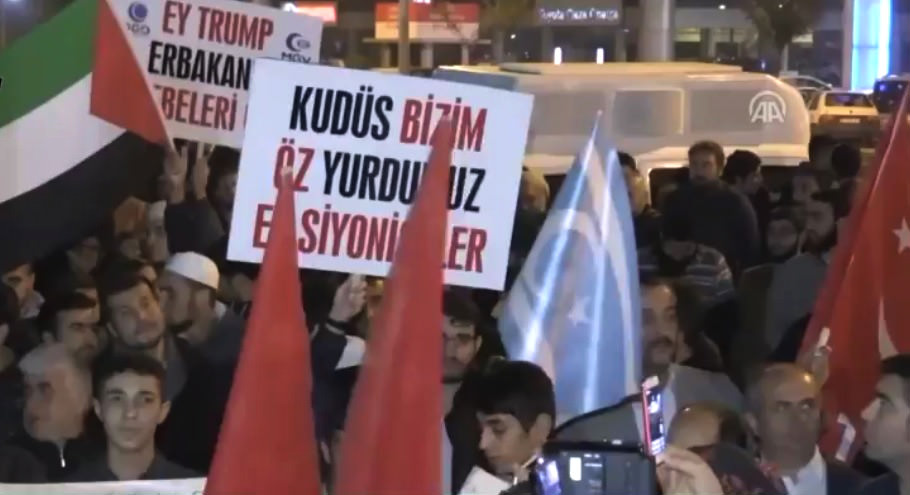 Türkiye Kudüs için ayakta