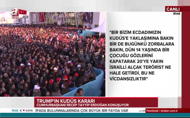Cumhurbaşkanı Erdoğan: Kudüs'ü kurtaracak olan yine biz olacağız