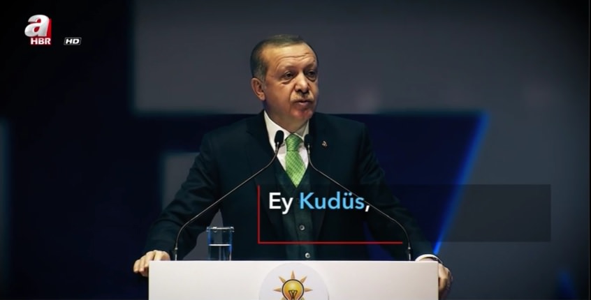 Cumhurbaşkanı Erdoğan'dan Kudüs şiiri