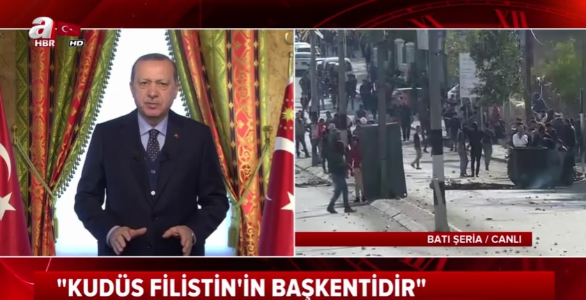 Erdoğan: ABD'nin Kudüs kararını BM'ye taşıyacağız