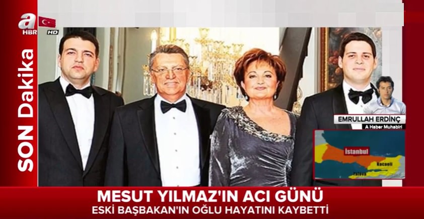 Eski Başbakan Mesut Yılmaz'ın oğlu intihar etti