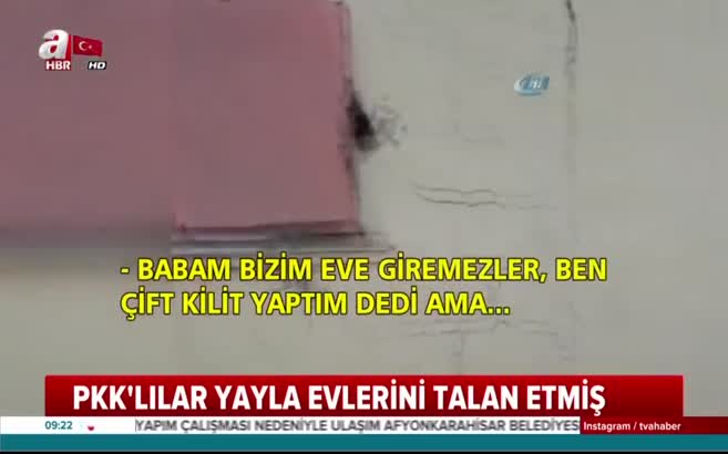Giresun’da PKK'lı teröristler yayla evini talan etti!