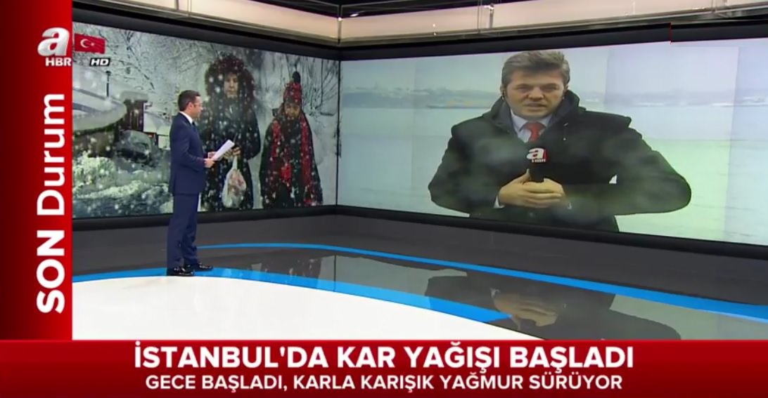 İstanbul’da kar yağışı başladı