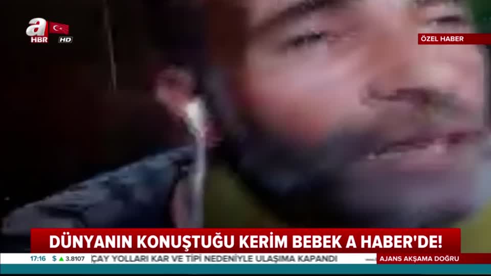 Dünyanın konuştuğu Kerim Bebek A Haber'de