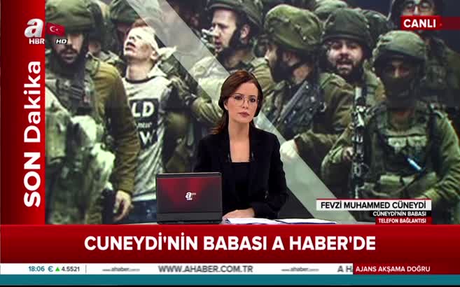 Cüneydi'nin babası A Haber'de