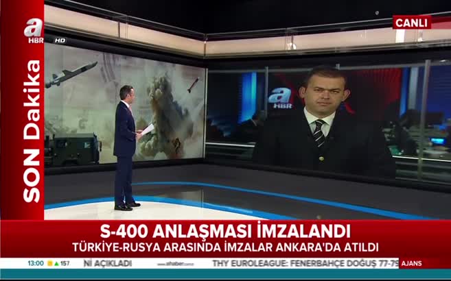 Türkiye ile Rusya arasında S-400 anlaşması imzalandı