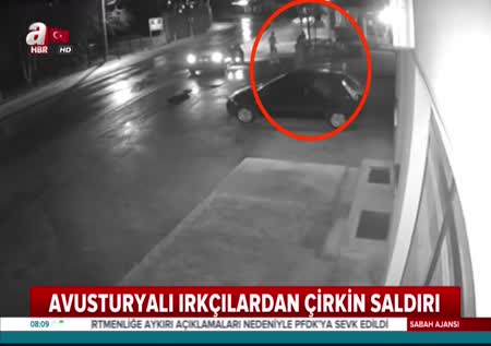 Futbolcu saldırganlar kameralara yakalandı