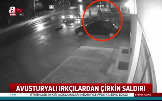 Futbolcu saldırganlar kameralara yakalandı