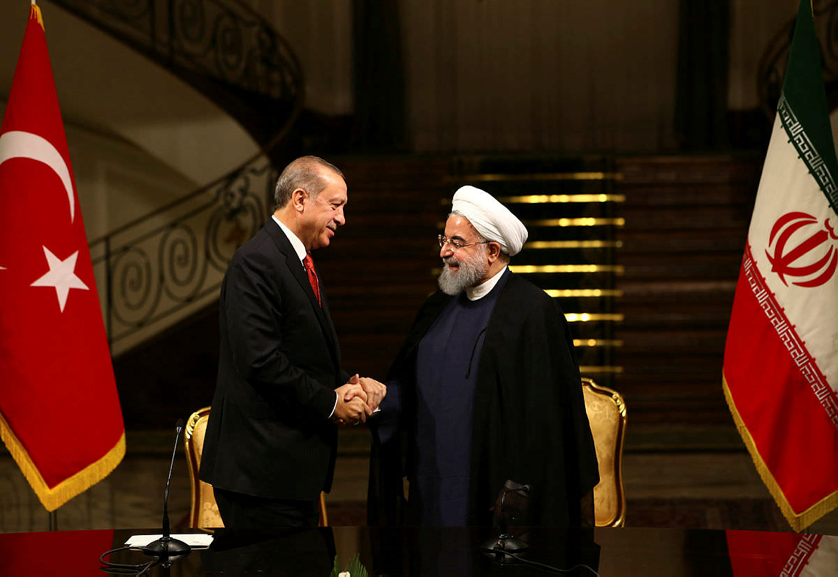 Cumhurbaşkanı Erdoğan, Ruhani ile görüştü