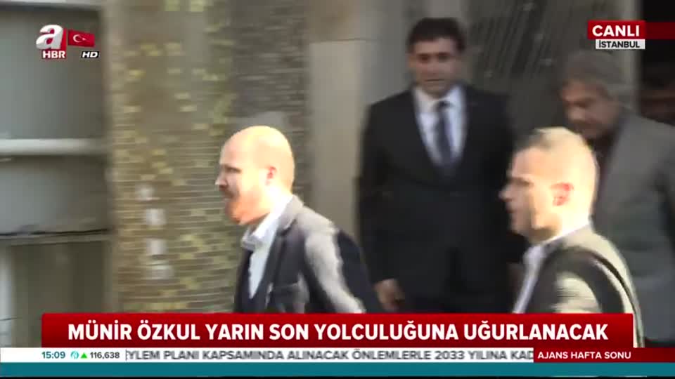 Bilal Erdoğan’dan Münir Özkul’un ailesine taziye ziyareti