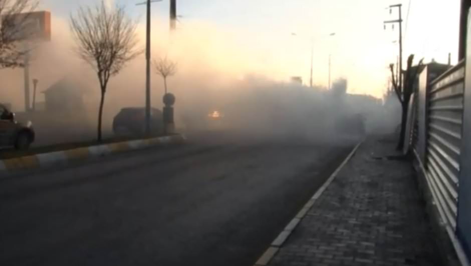 İstanbul Beylikdüzü'nde faciadan dönüldü