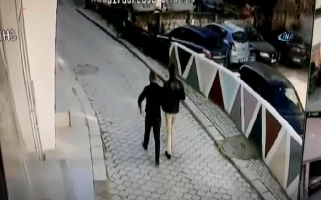 Park etme tartışmasında silah konuştu! İşte o anlar