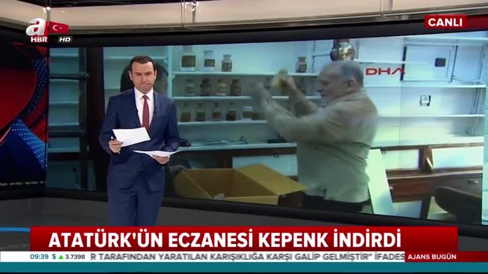 Atatürk’ün eczanesi kepenk indirdi