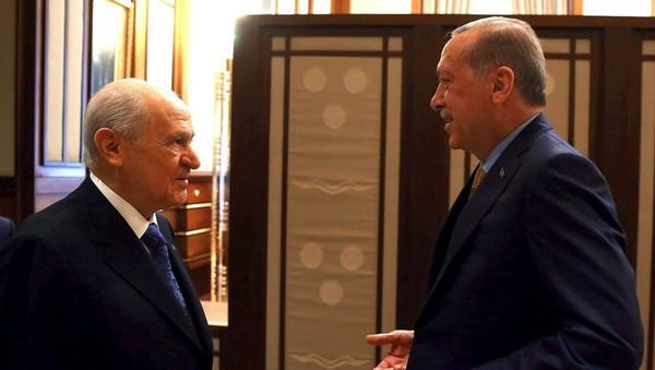 Cumhurbaşkanı Erdoğan ile MHP lideri Devlet Bahçeli görüşmesi sona erdi