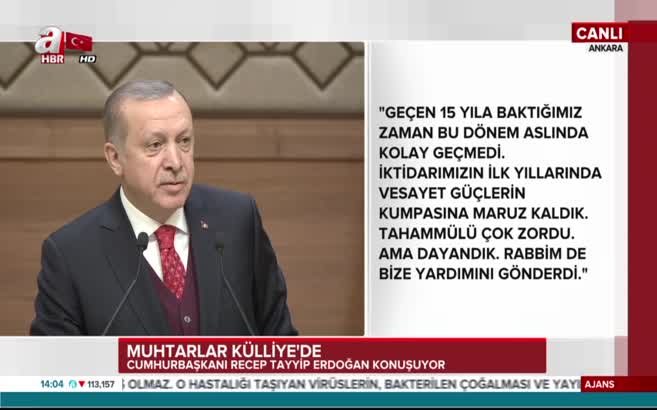 Cumhurbaşkanı Erdoğan: Eğer MİT Müsteşarı tutuklansaydı...