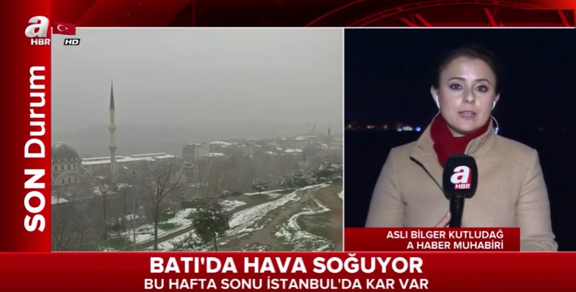 Hafta sonu İstanbul'da kar geliyor