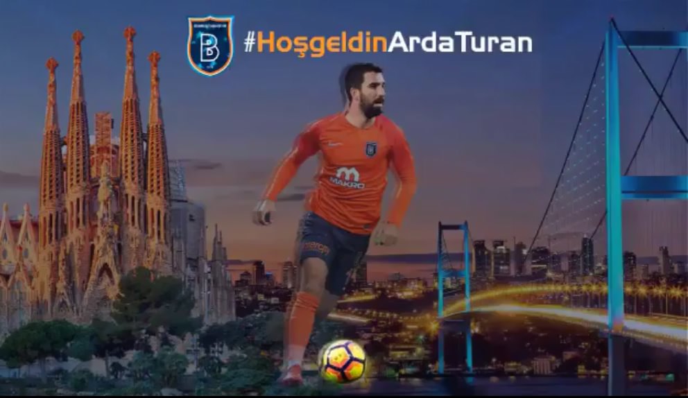 Başakşehir'den Arda Turan'a hoşgeldin videosu